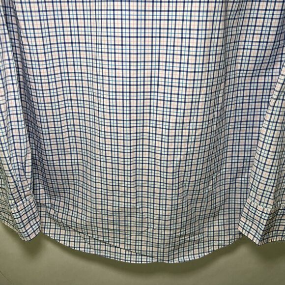 Polo Ralph Lauren Button Up Shirt Mens Size Large Blue Pink Plaid Lightweight LS - Picture 10 of 10